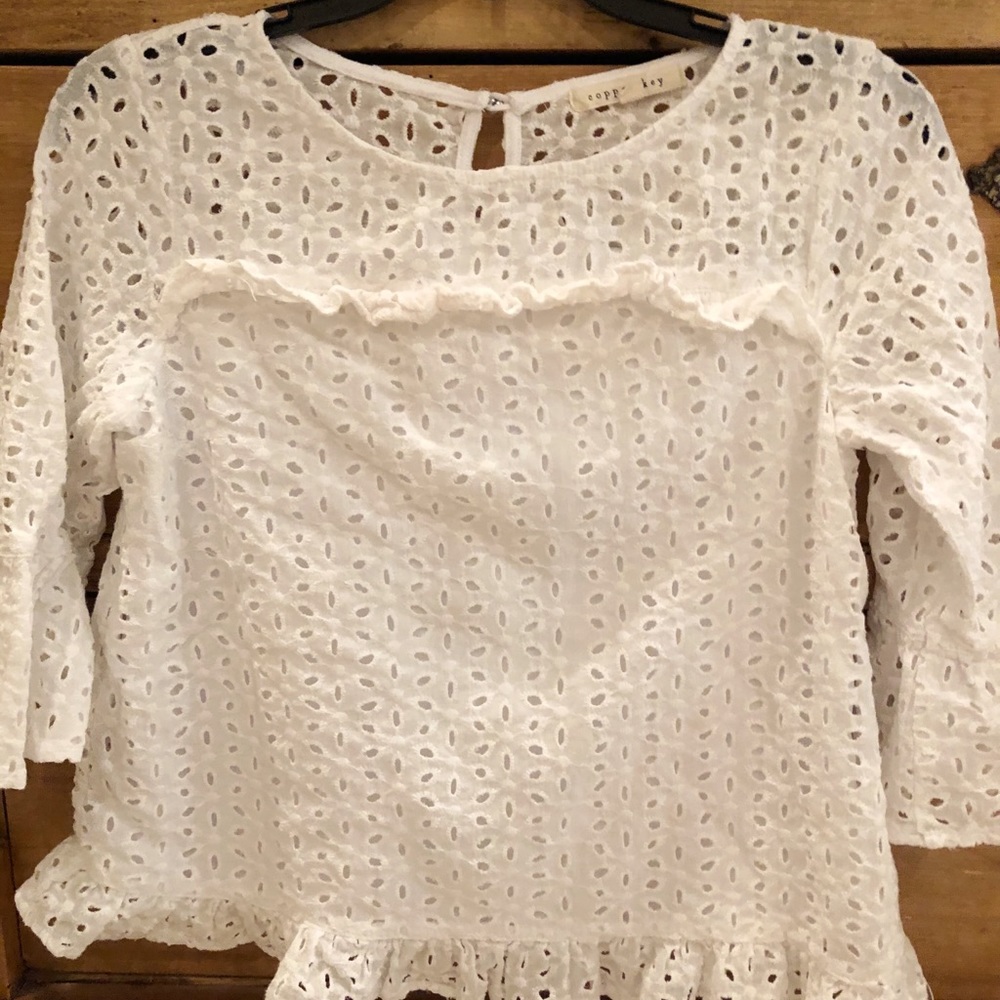 White long sleeve shirt